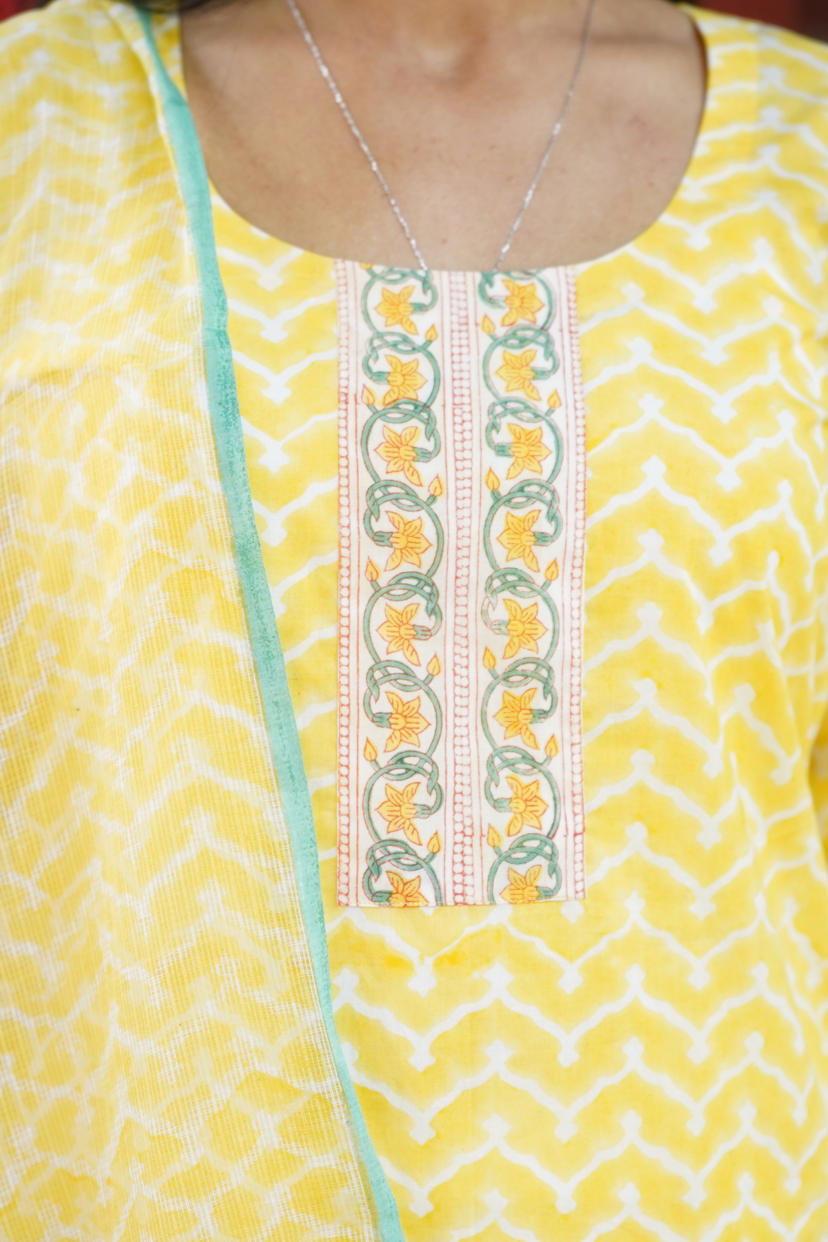 The Pitamber Kurta and Dupatta Set