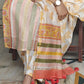 SUNEHRI-Hand Block Printed Chanderi Suit Set with Hand Ari Embroidery