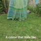 Neelambari – Sky Blue Kota Doria Saree with Zari Border