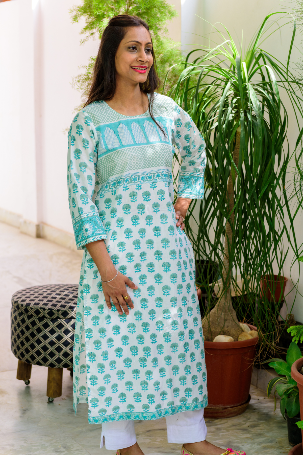 Blue Dilkash Kurta