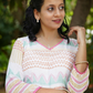 Saheli White Kota Dress