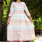 Saheli White Kota Dress