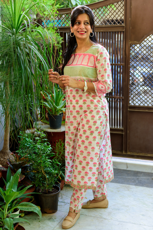 Pink Dilkash Kurta