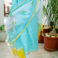 Blue Zahira Kurta with Kota Doria Dupatta