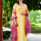 Yellow Lakeerein Kurta and Dupatta Set