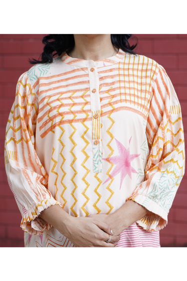 Kilkari Light Peach Shirt