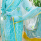Blue Zahira Kurta with Kota Doria Dupatta