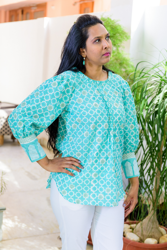 The Dareecha Print Top